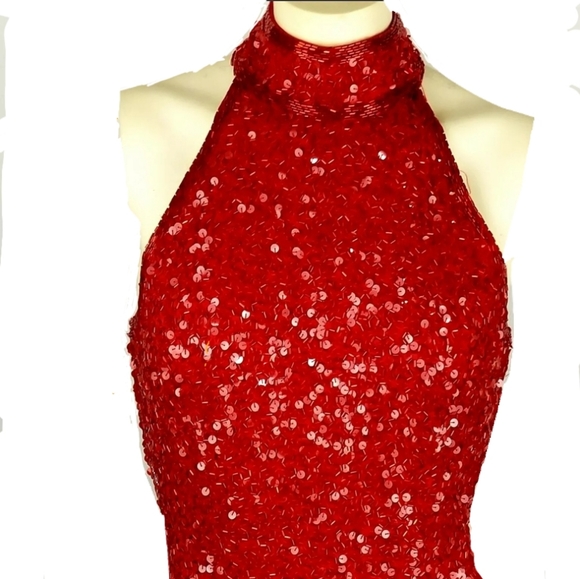 Oleg Cassini Dresses & Skirts - SOLD Vintage Red Oleg Cassini Black Tie Dress